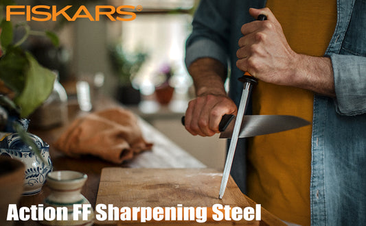 FISKARS Handle: Plastic with Softgrip; Blade: Japanese Stainless Steel Ff Sharpening Steel | 1057549