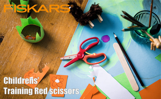 Fiskars Scissors, Plastic Training scissors, Red