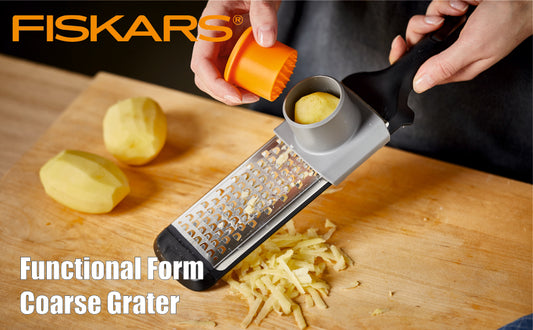 FISKARS Handle: Plastic with Softgrip; Blade: Japanese Stainless Steel Ff Grater Coarse | 1014410