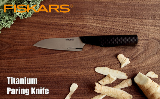 Fiskars Handle: Plastic; Blade: Titanium Titanium Paring Knife | 1027297