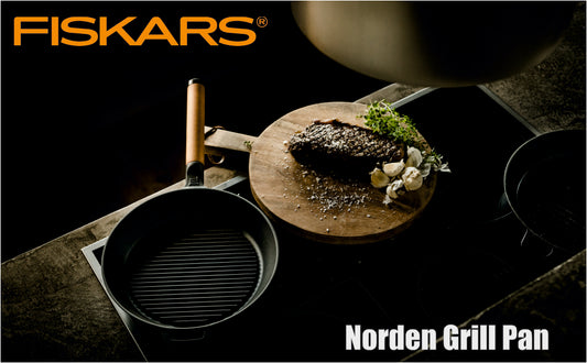 Fiskars Norden Cast Iron Grill Pan 26Cm | 1026570