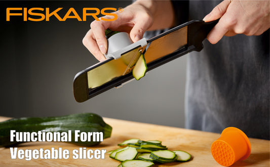 FISKARS Handle: Plastic with Softgrip; Blade: Japanese Stainless Steel Ff Vegetable Slicer | 1014416