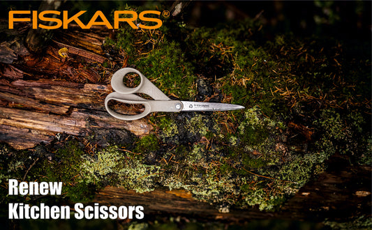 Fiskars Renew scissors, Renew Cooking scissors, Stainless steel, 21cm