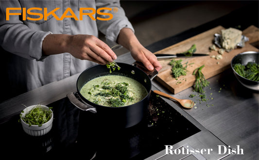 FISKARS Aluminium, Stainless Steel Lid Fiskars Rotisser Roast.D. 28Cm W/Lid | 1023753