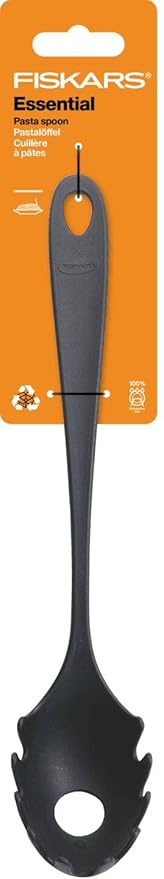 Fiskars Essential Pasta Spoon, Made with Plastic, 29cm 1065593