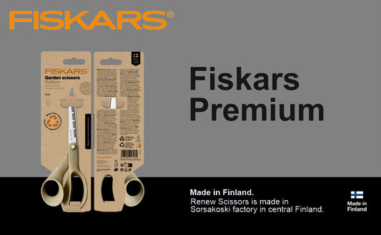 FISKARS Renew scissors, Renew Gardening scissors, Stainless steel, 21cm